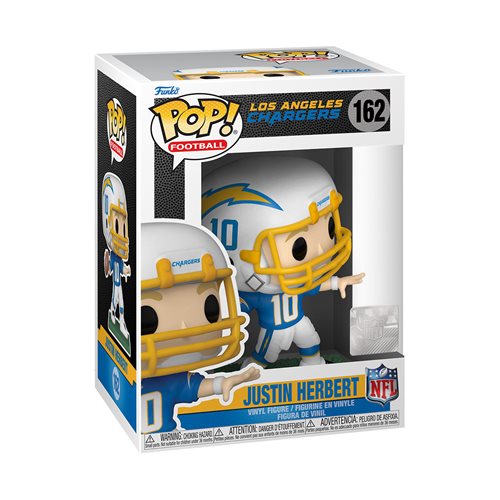 Justin Herbert Funko Pop Football 162 W/ Protector