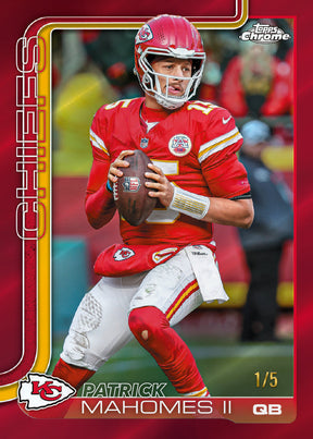 2025 Topps Chrome Football Hobby Box 12-Box Case