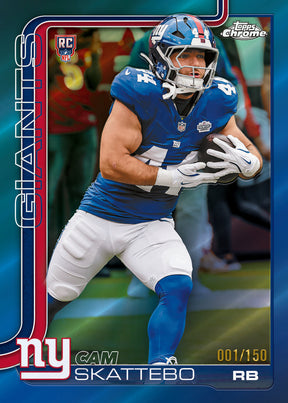 2025 Topps Chrome Football Hobby Box 12-Box Case