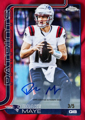 2025 Topps Chrome Football Hobby Box 12-Box Case