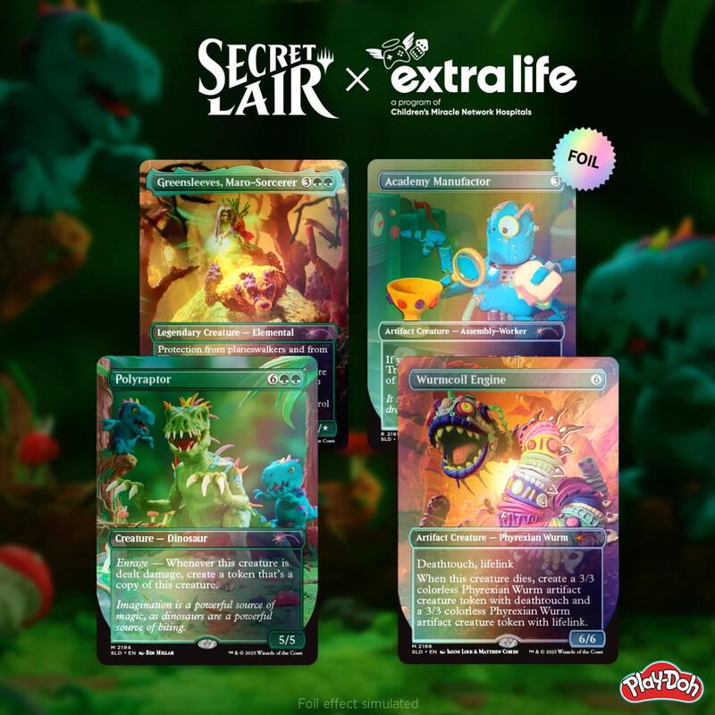 Secret Lair x Play-Doh: Squishful Thinking: Extra Life 2025 - Rainbow Foil Edition