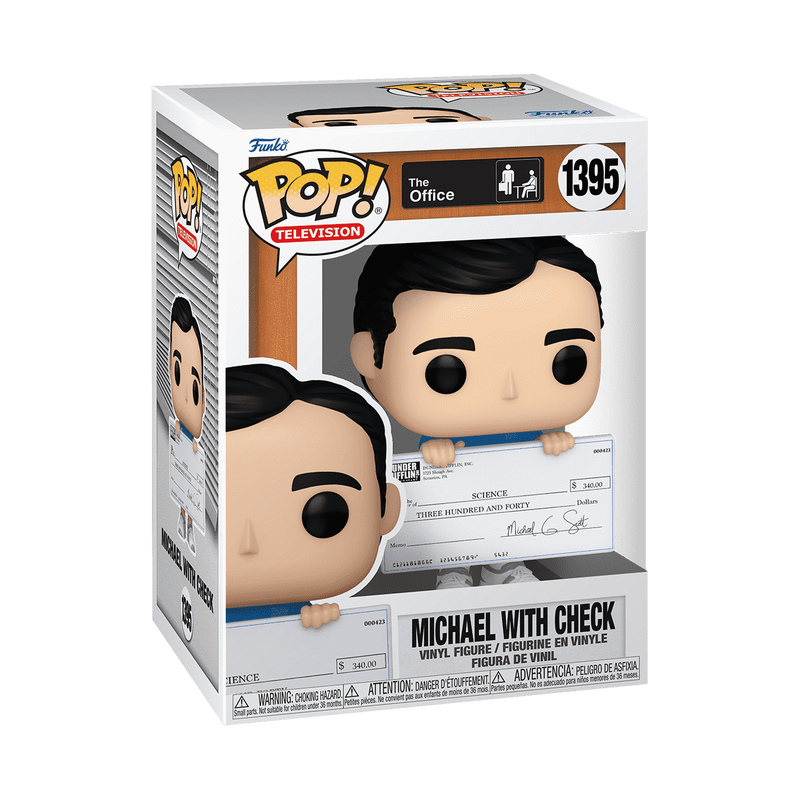 Michael With Check Funko Pop Television 1395 W/ Protector