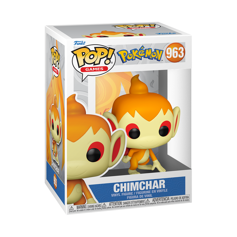 Chimchar Funko Pop Pokemon 963 W/ Protector