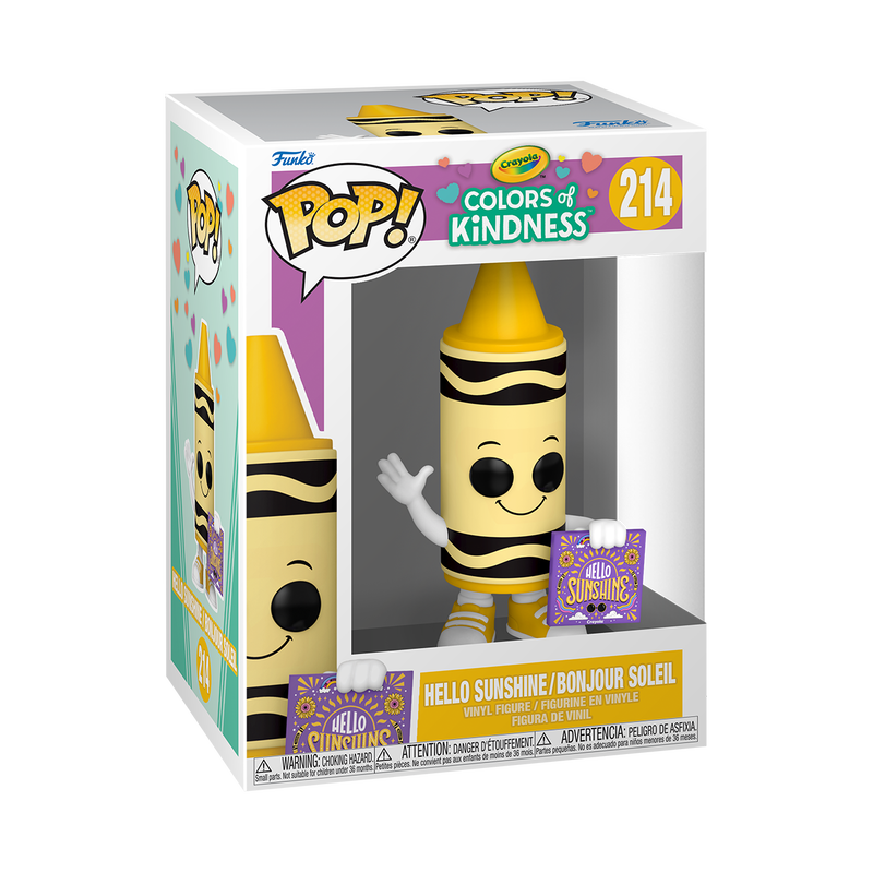 Hello Sunshine Funko Pop Colors of Kindness 214 W/ Protector