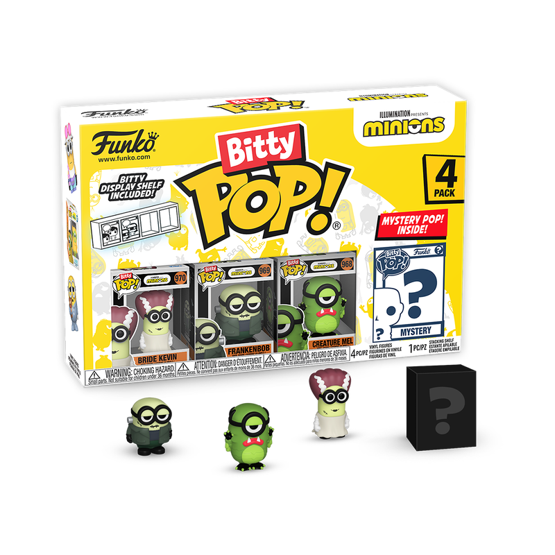 Bitty Pop Minions 4-Pack Series 2
