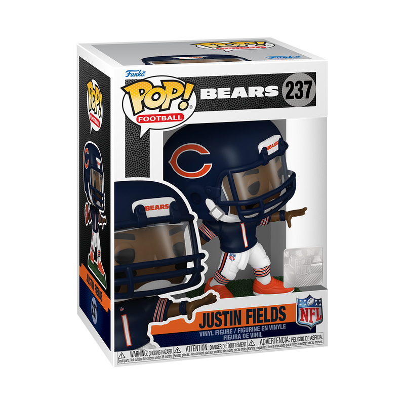 Justin Fields Funko Pop Football 237 W/ Protector