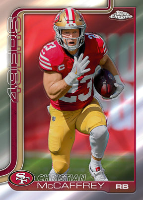 2025 Topps Chrome Football Hobby Box 12-Box Case