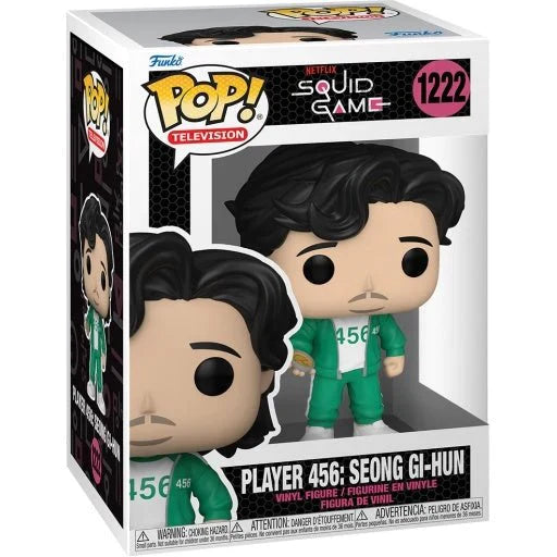 Player 456 Seong Gi-Hun Funko Pop Squid Game 1222 W/ Protector