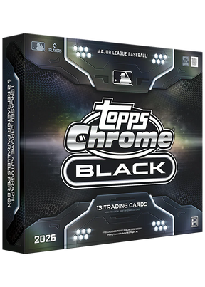 2026 Topps Chrome Black Baseball - Hobby Box