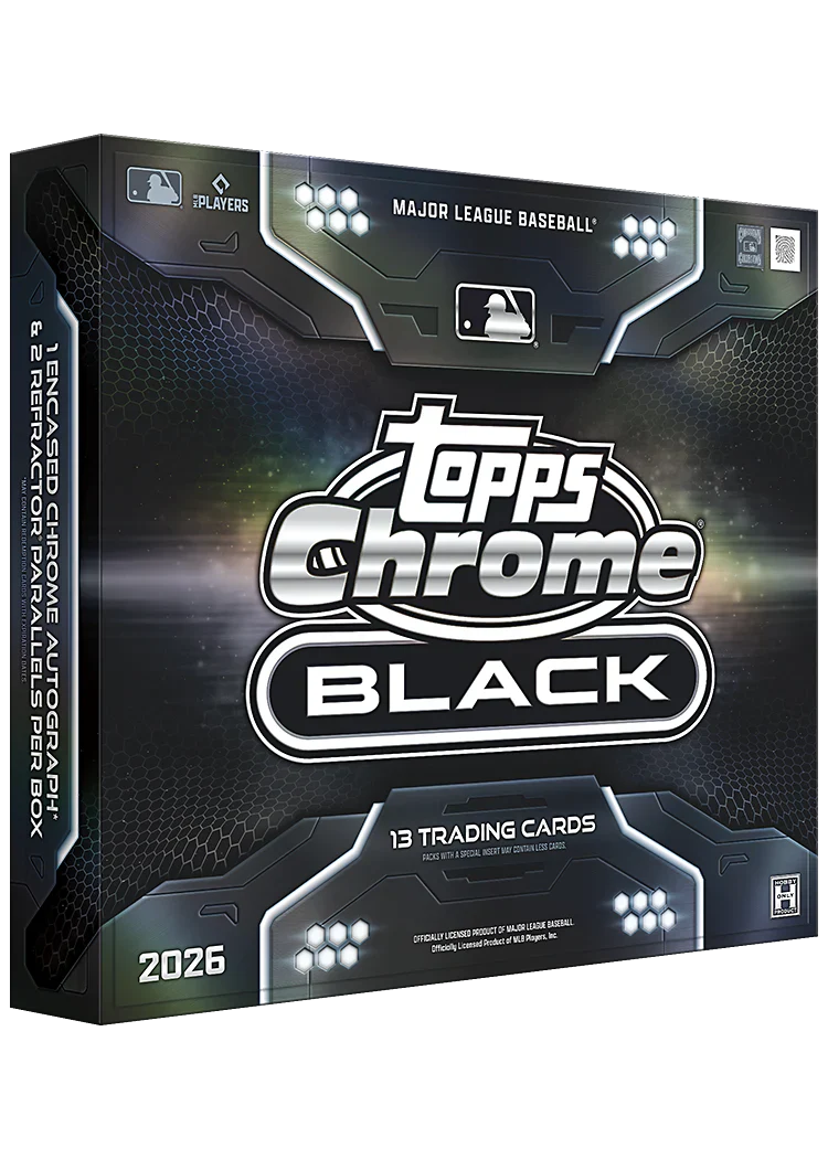 2026 Topps Chrome Black Baseball - Hobby Box