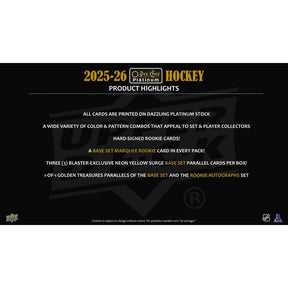 2025-26 Upper Deck O-Pee-Chee Platinum Hockey Blaster Box