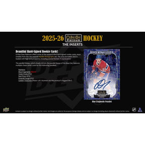 2025-26 Upper Deck O-Pee-Chee Platinum Hockey Blaster Box