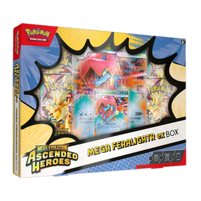Pokemon Ascended Heroes Mega Meganium/Embroar/Feraligatr ex Box