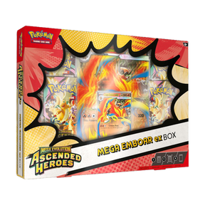 Pokemon Ascended Heroes Mega Meganium/Embroar/Feraligatr ex Box