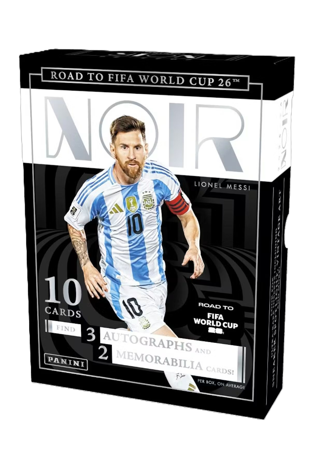 2025/26 Panini Noir Road to FIFA World Cup Soccer Hobby 3-Box Case