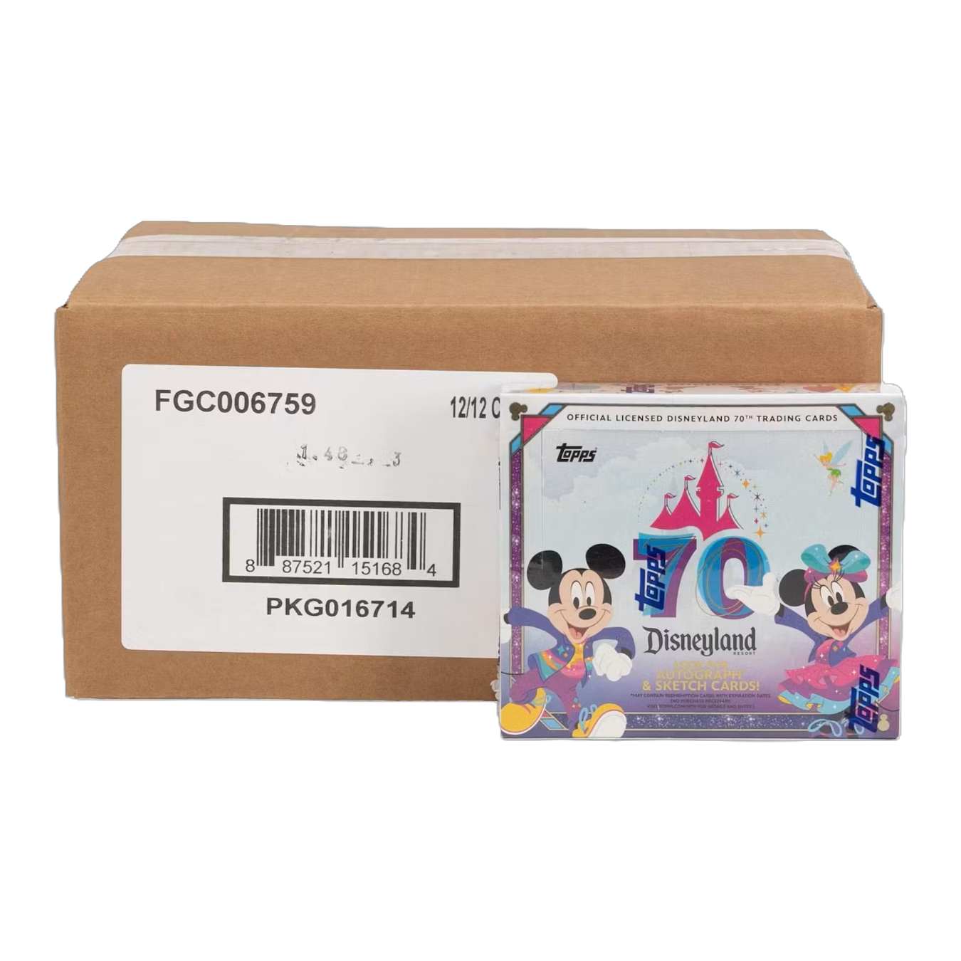 2025 Topps Disneyland 70th Anniversary Hobby 12-Box Case