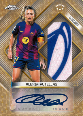 2025/26 Topps UEFA Women's Champions League Chrome Soccer Hobby Box