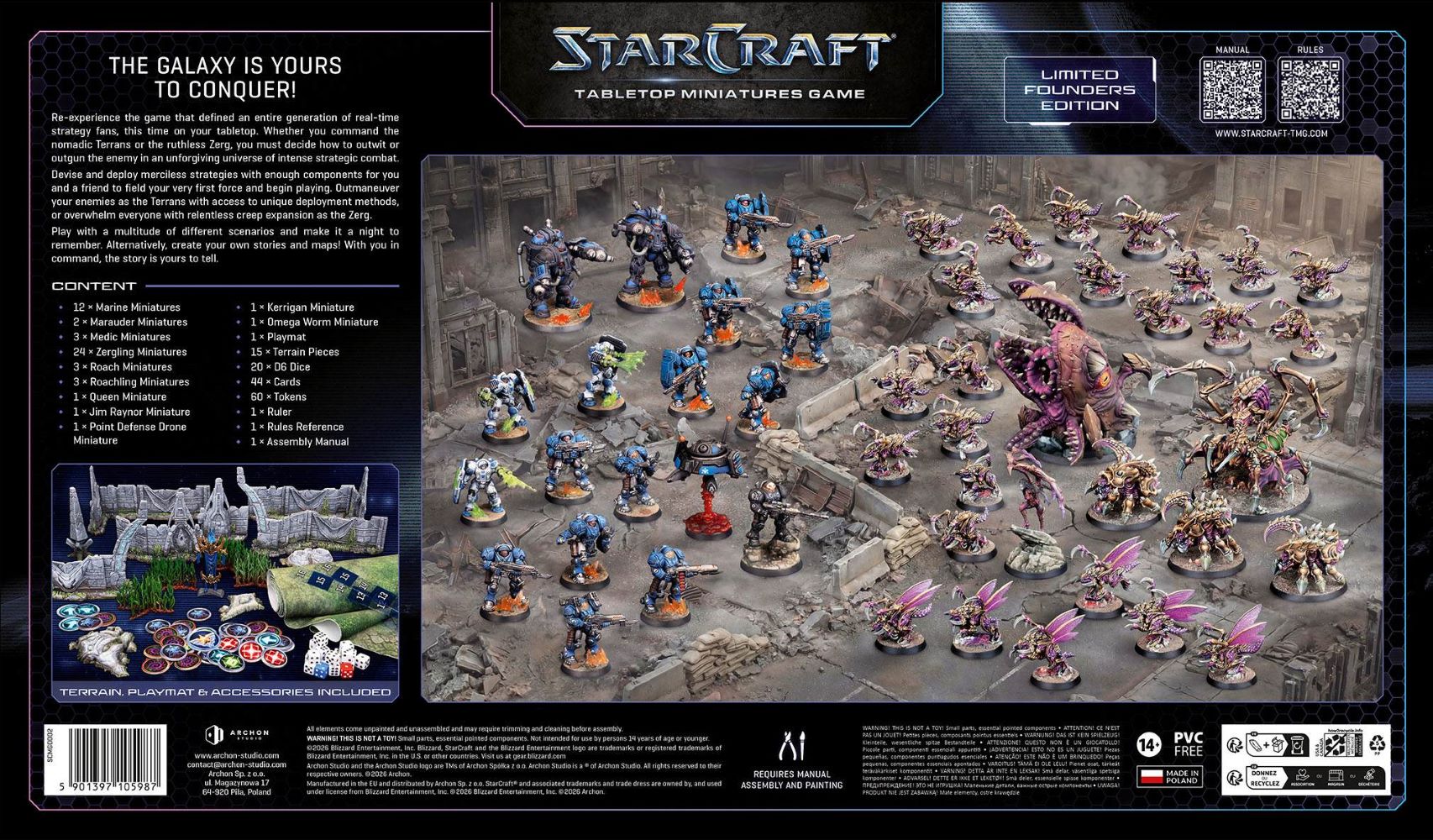 StarCraft Tabletop Miniatures Game: Two-Player Starter Set - Founders Edition *Expected Release Date of August 2026*