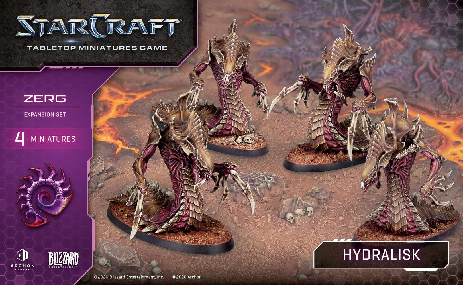 StarCraft Tabletop Miniatures Game: Zerg - Hydralisk *Expected Release Date of August 2026*