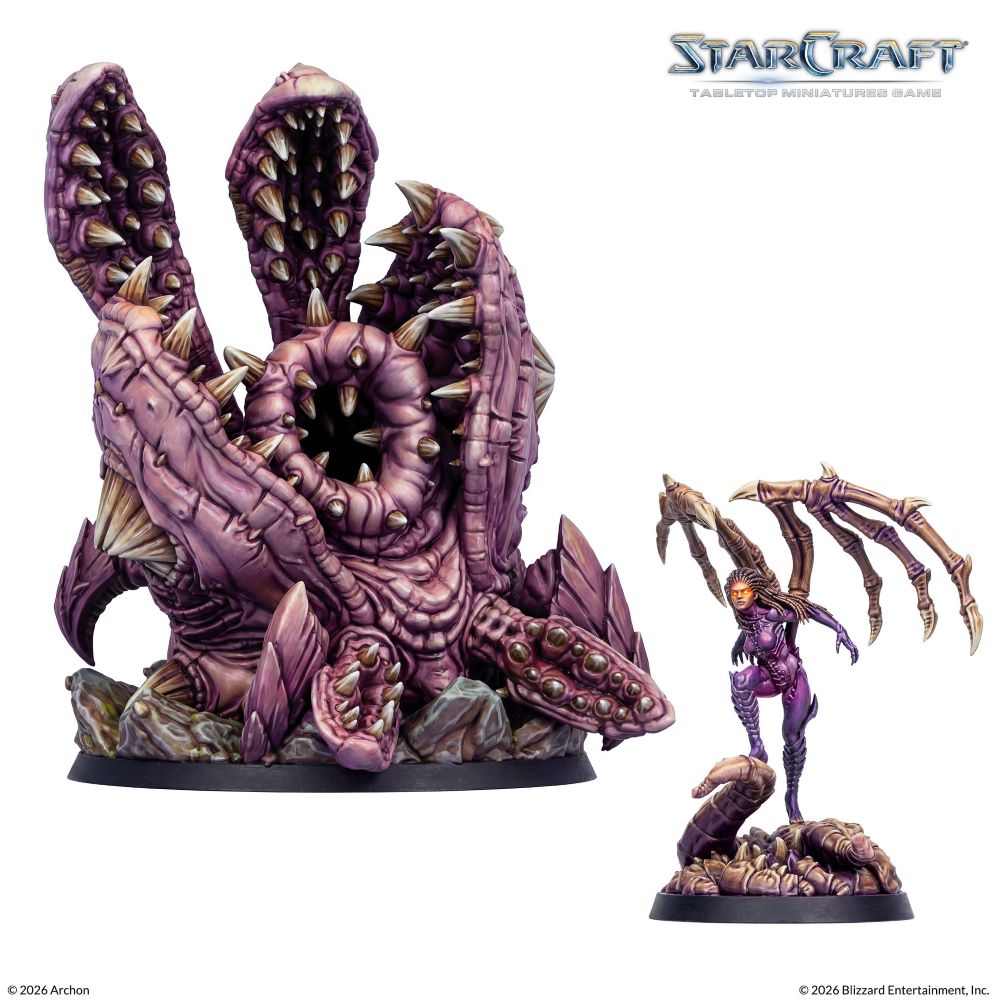 StarCraft Tabletop Miniatures Game: Zerg - Kerrigan & Omega Worm *Expected Release Date of August 2026*