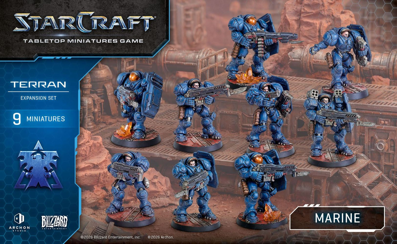 StarCraft Tabletop Miniatures Game: Terran - Marine *Expected Release Date of August 2026*