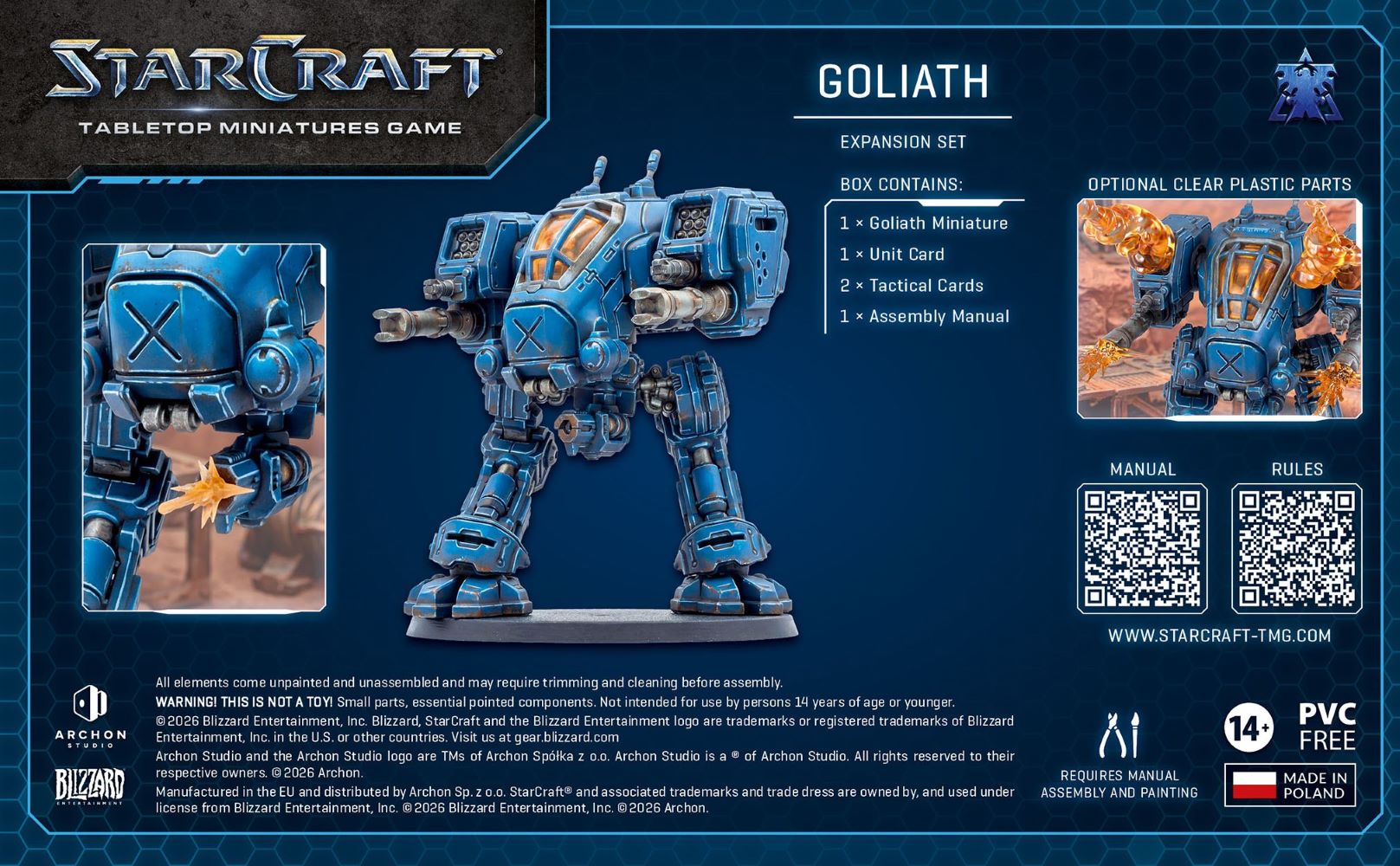 StarCraft Tabletop Miniatures Game: Terran - Goliath *Expected Release Date of August 2026*