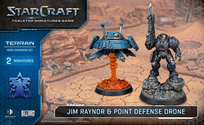 StarCraft Tabletop Miniatures Game: Terran - Jim Raynor & Point Defense Drone *Expected Release Date of August 2026*