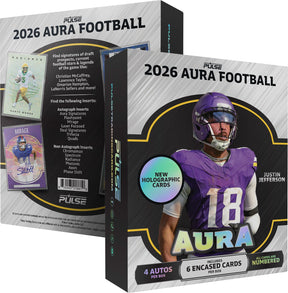 2026 Pulse Aura Football Hobby (4 Autographs Per Box) - Pre Order