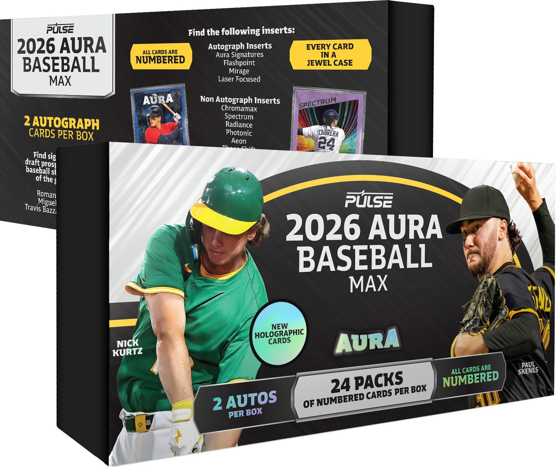 2026 Pulse Aura Baseball Max Box (24 Packs - 2 Autographs Per Box) - Pre-Order