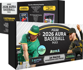 2026 Pulse Aura Baseball Max Box (24 Packs - 2 Autographs Per Box) - Pre-Order