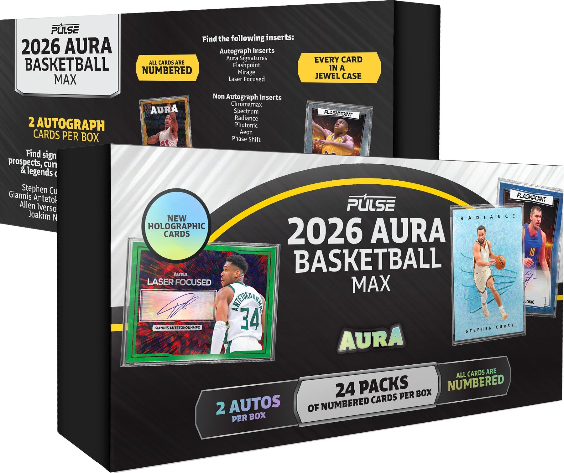 2026 Pulse Aura Basketball Max Box (24 Packs - 2 Autographs Per Box) - Pre-Order