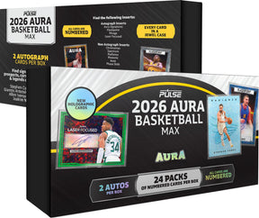2026 Pulse Aura Basketball Max Box (24 Packs - 2 Autographs Per Box) - Pre-Order