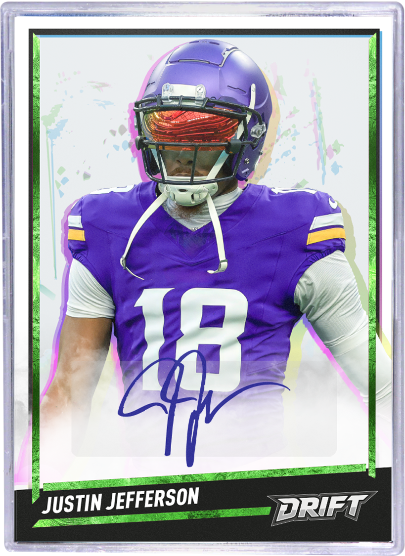 2025 Pulse Drift Football Max Box (24 Packs - 2 Autographs Per Box)