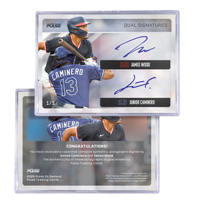 2025 Pulse Baseball Dual Signature Edition (6 Autographed Cards Per Box)