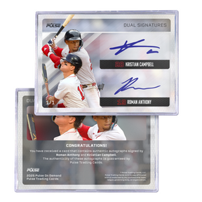 2025 Pulse Baseball Dual Signature Edition (6 Autographed Cards Per Box)