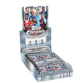 2025-26 Topps Chrome UEFA Champions League Soccer Hobby Box