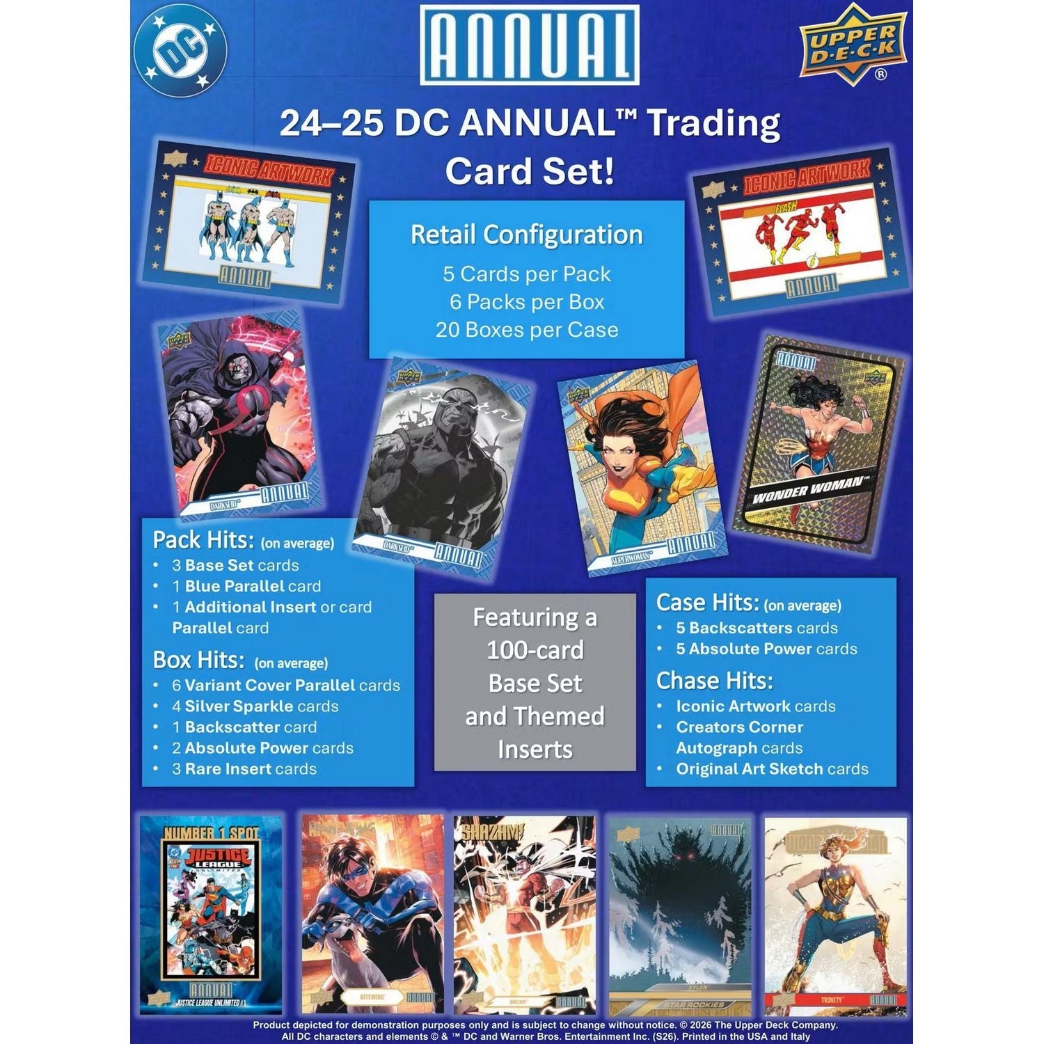 2024-25 Upper Deck DC Annual Blaster Box