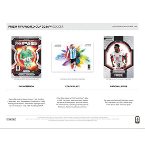 2026 Panini Prizm FIFA World Cup Soccer Blaster Box (Yellow, Purple, Blue & White Prizms!)
