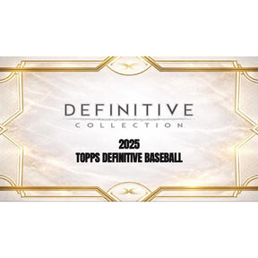 2025 Topps Definitive Baseball Hobby 2-Box Case