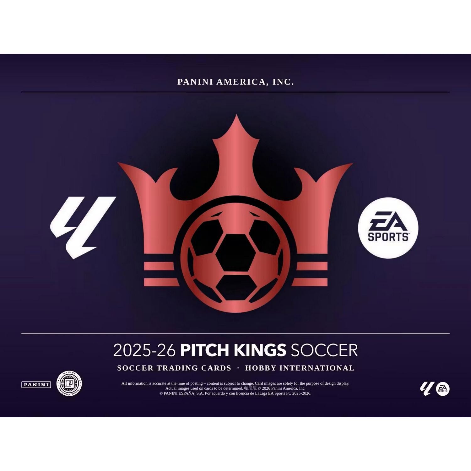 2025-26 Panini Pitch Kings Soccer Hobby International Box