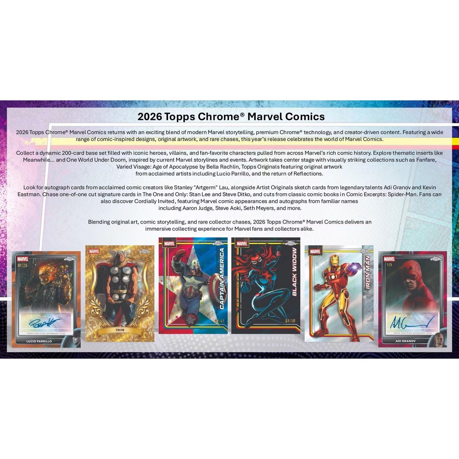 2026 Topps Marvel Comics Chrome Blaster Box