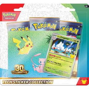 Pokemon: 30th Celebration Tech Sticker Collection (Random) *Expected Release Date 09-16-2026*