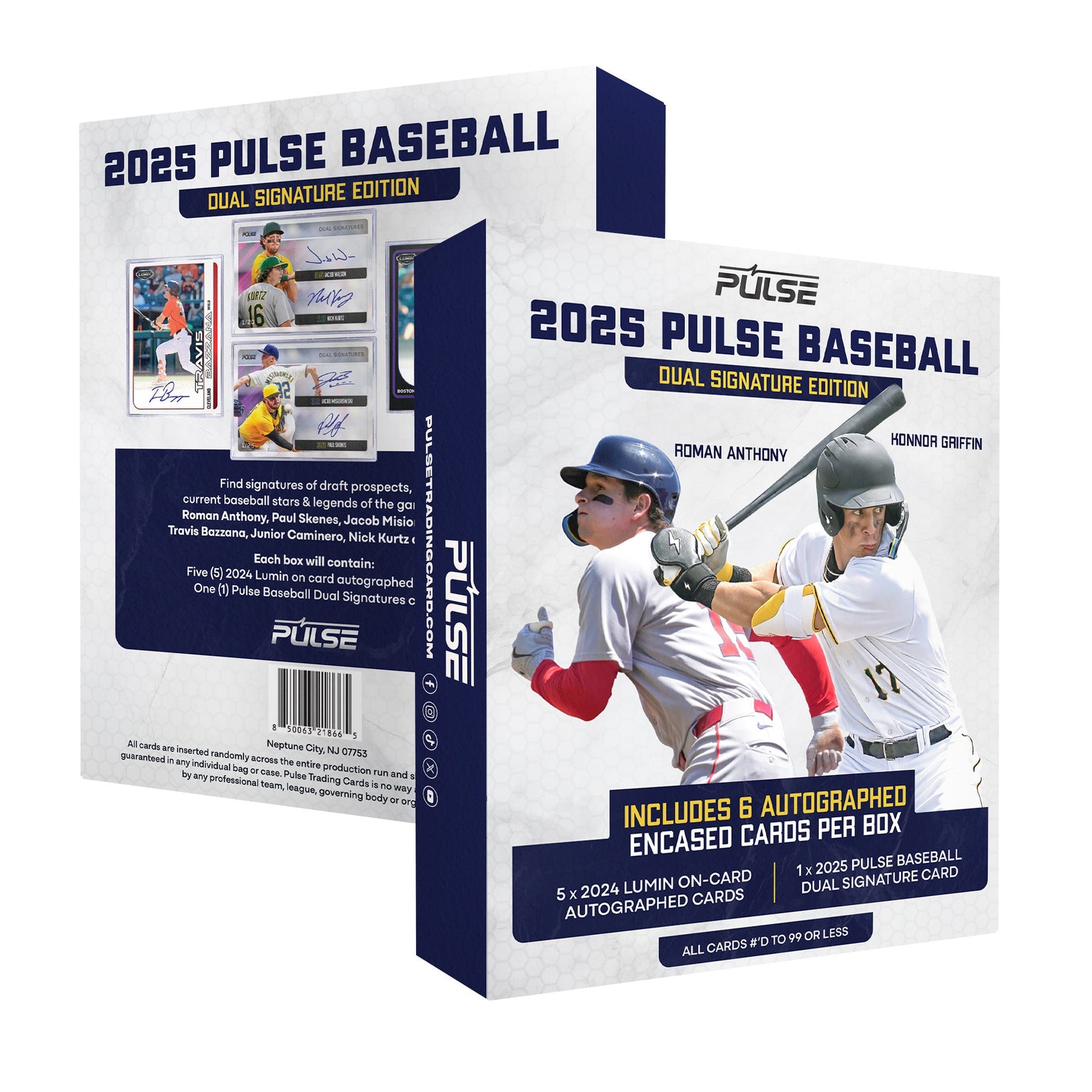 2025 Pulse Baseball Dual Signature Edition (6 Autographed Cards Per Box)