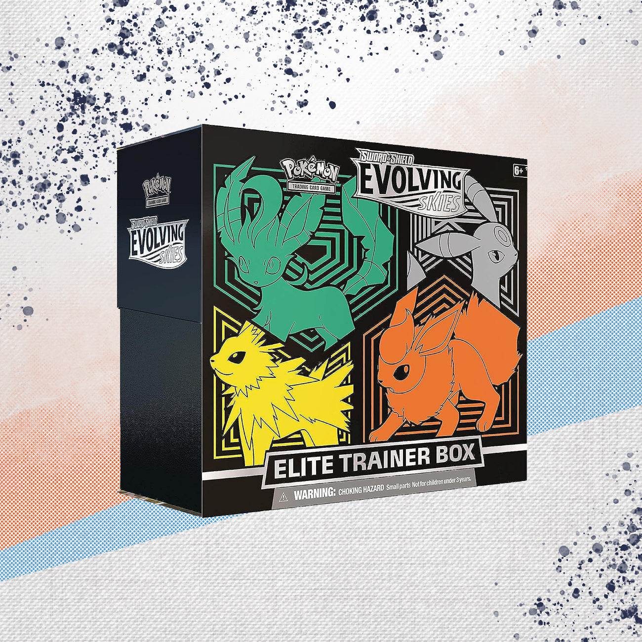 Pokemon Evolving Skies Elite Trainer Box Jolteon/Leafeon/Flareon/Umbreon