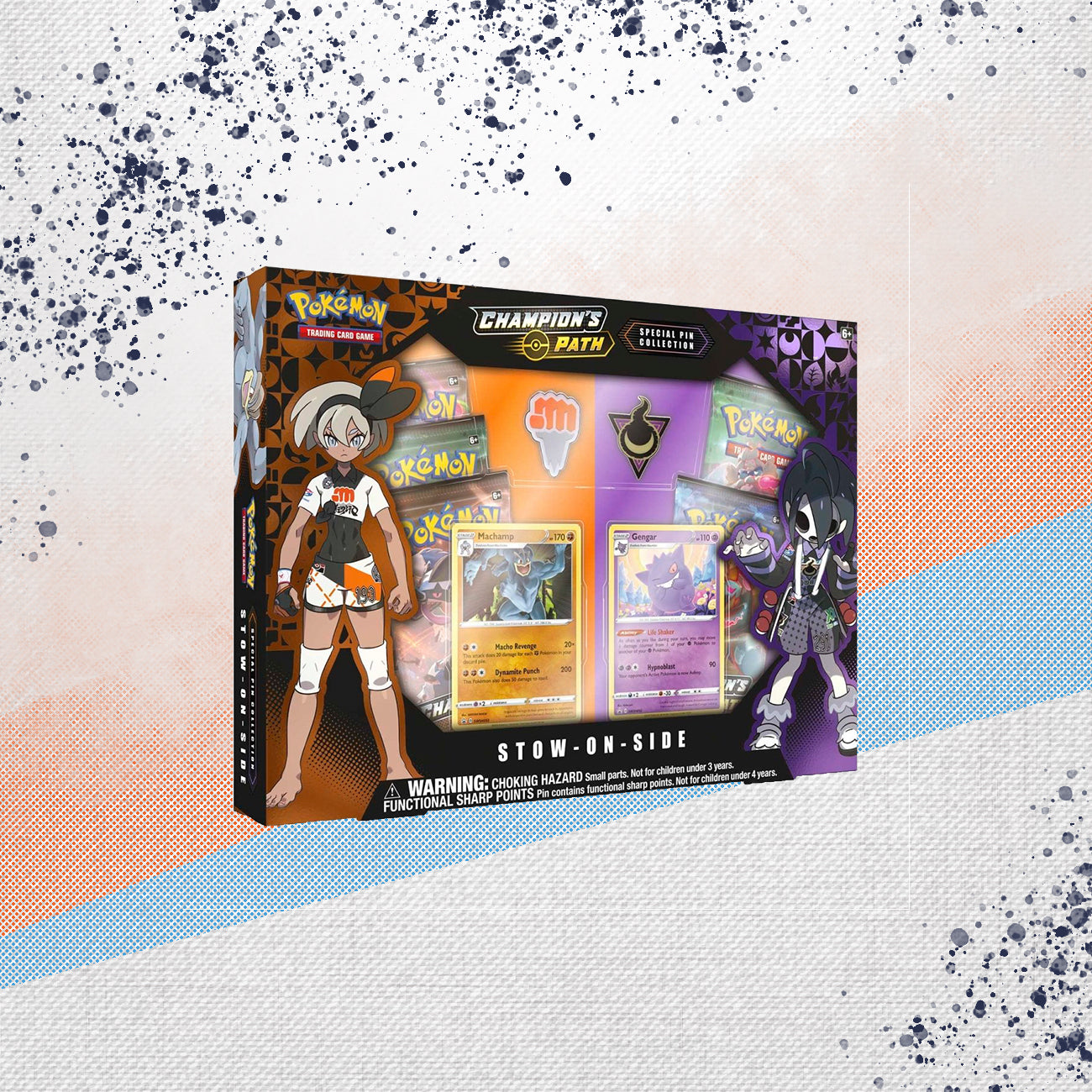 Pokemon Champions Path Stow On Side Special Pin Collection Box