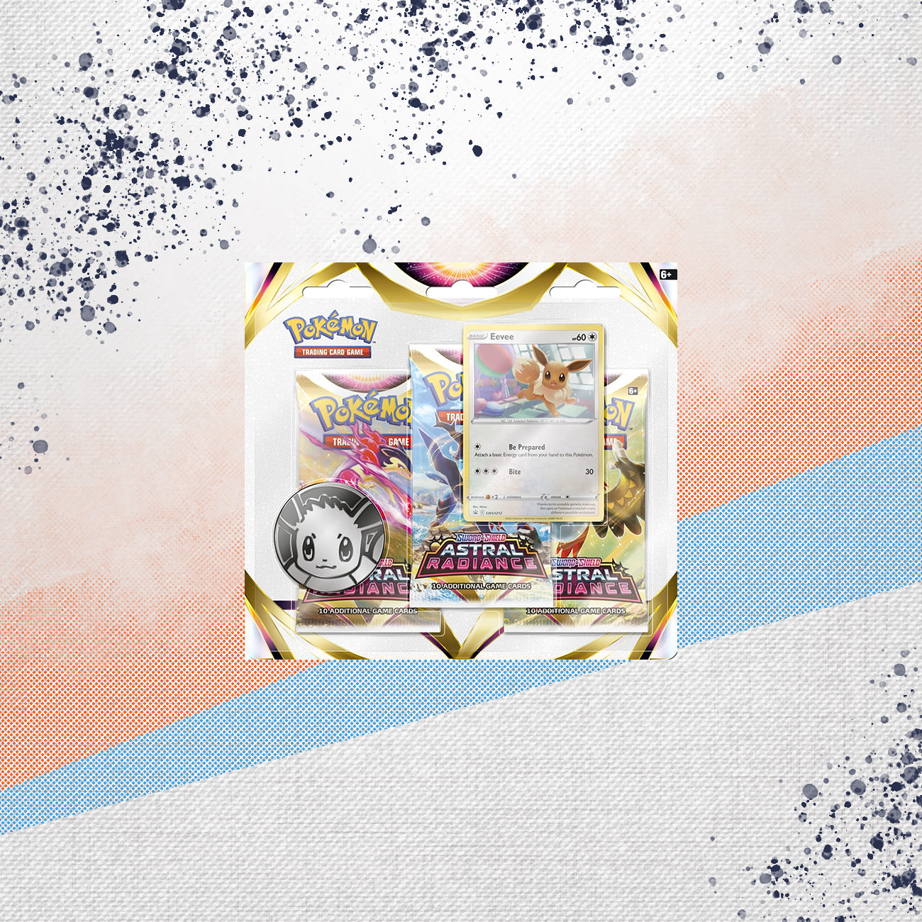 Pokemon Astral Radiance 3 Pack Eevee Blister