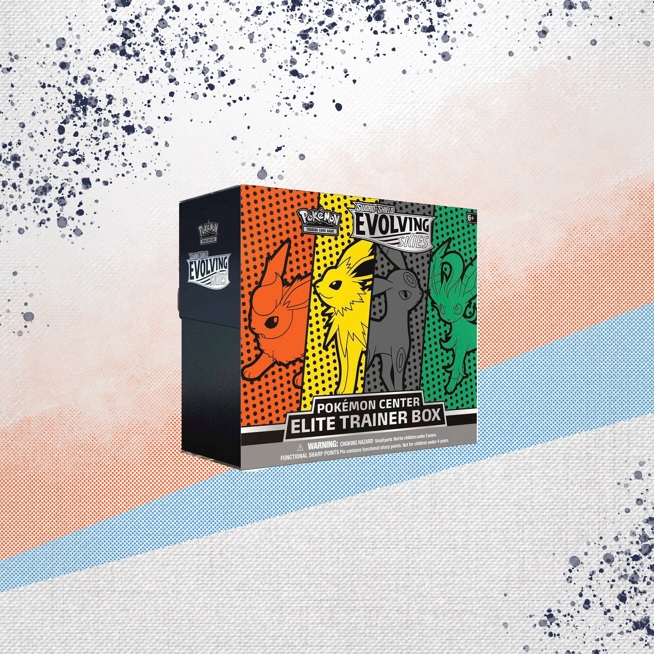 Pokemon Evolving Skies Pokemon Center Yellow Elite Trainer Box
