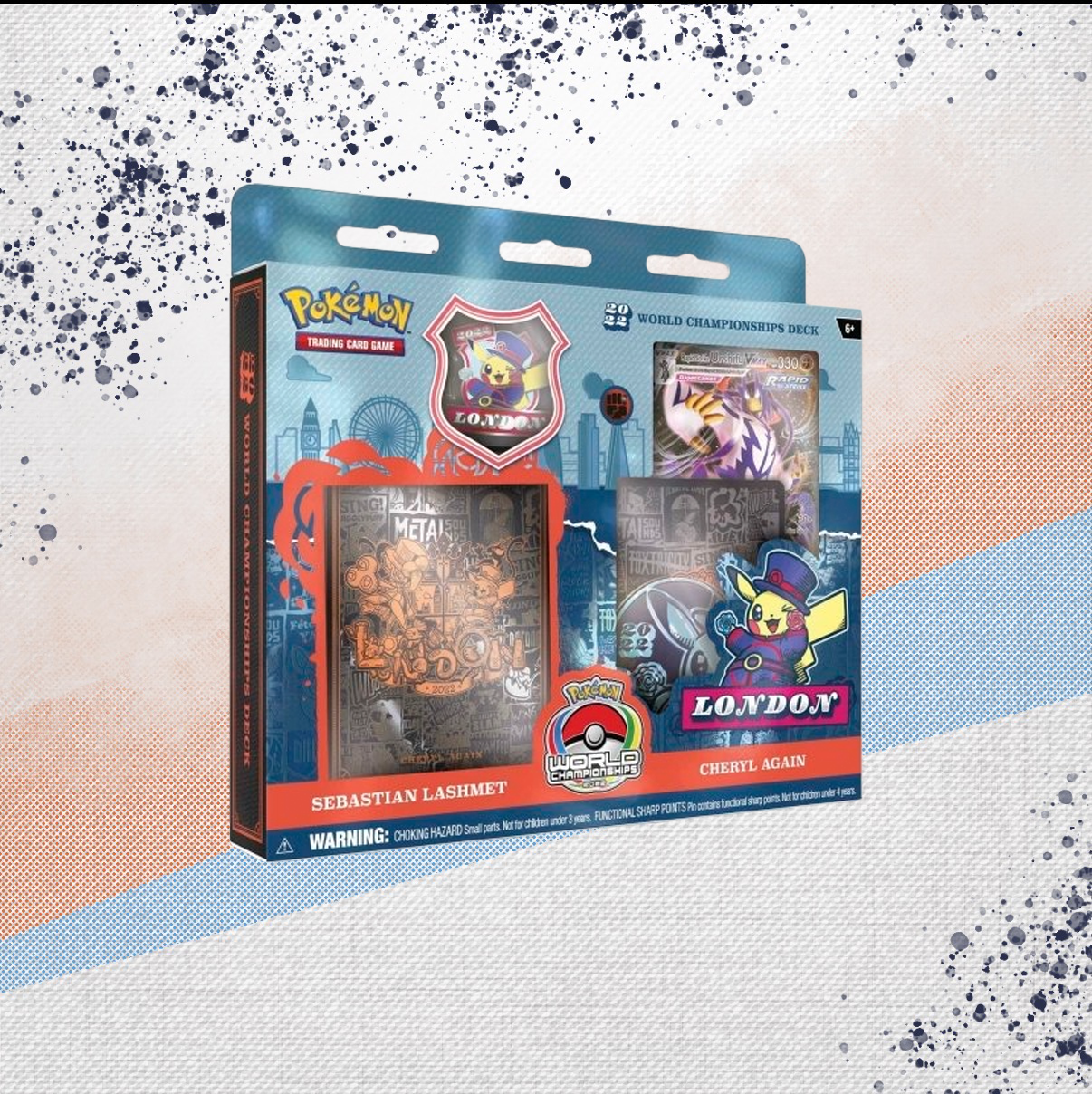 2022 Pokemon London World Championships Deck Sebastian Lashmet Cheryl Again