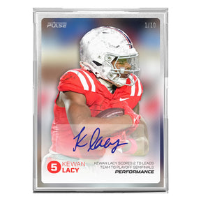 2026 Pulse On Demand Kewan Lacy Performance Autograph Card