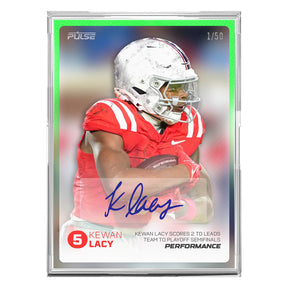 2026 Pulse On Demand Kewan Lacy Performance Autograph Card